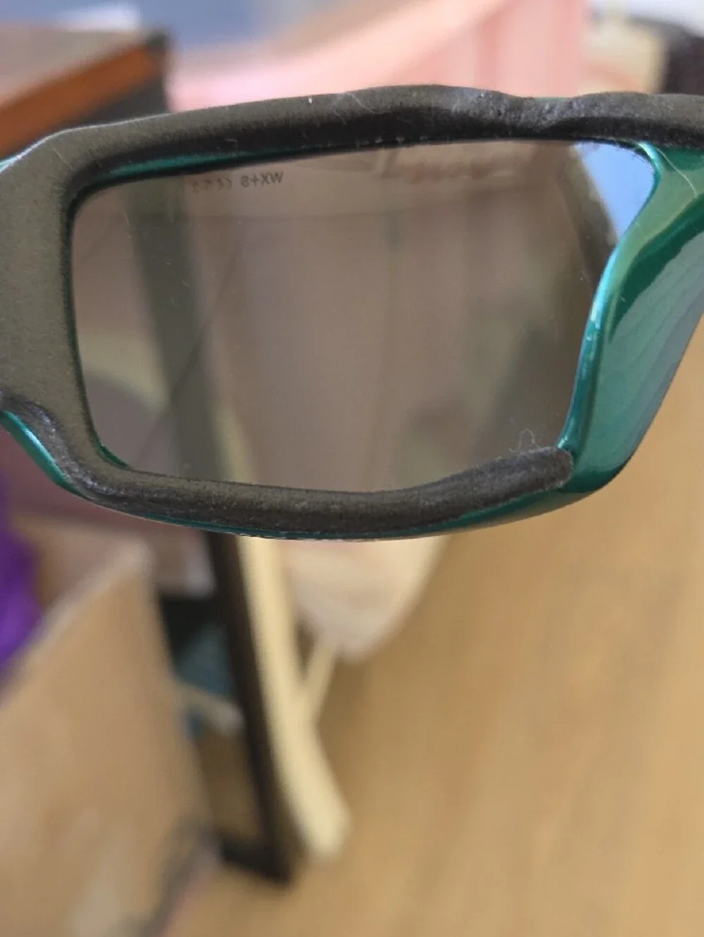 Harley-Davidson Black and Green Wrap Sunglasses